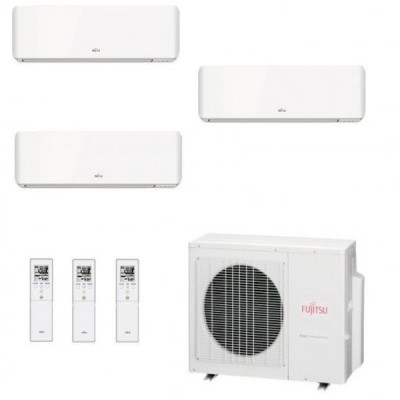 CLIMATIZZATORE FUJITSU TRIAL SPLIT SERIE KM 12000+12000+12000+AOYG24KBTA3 R-32  WI-FI