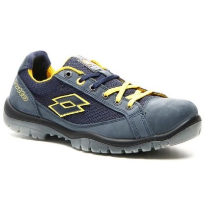 SCARPE BASSE LOTTO MOD.JUMP 500 GRIGIO/GIALLO DAL N.41 al 46