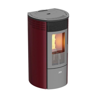 STUFA A PELLET MAGMA TEIDE AD ARIA 10 KW BORDEAUX/BIANCA/NERA