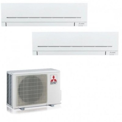 CLIMATIZZATORE MITSUBISHI AP-VGK DUALSPLIT 12000+12000+MXZ-2F53VF R32 WI-FI INCLUSO
