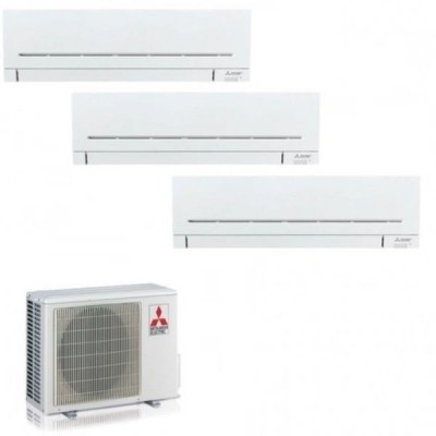 CLIMATIZZATORE MITSUBISHI AP-VGK TRIALSPLIT 9000+9000+18000+MXZ-3F68VF R-32 WI-FI
