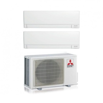 CLIMATIZZATORE MITSUBISHI DUALSPLIT MSZ-AY 7000+9000+MXZ-2F42VF INVERTER R-32 WI-FI