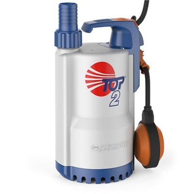 ELETTROPOMPA SOMMERGIBILE PEDROLLO TOP 2 PER ACQUE CHIARE HP 0,50 KW 0,37 230V