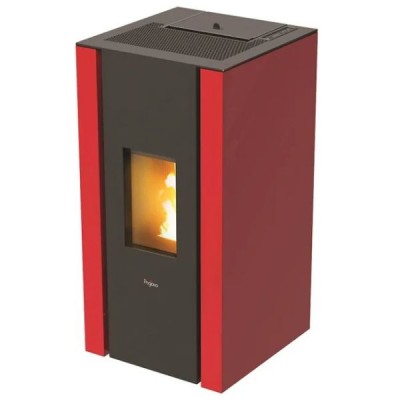 STUFA A PELLET AD ARIA PEGASO ELANE 8,5 KW ROSSA/BIANCA/ANTRACITE