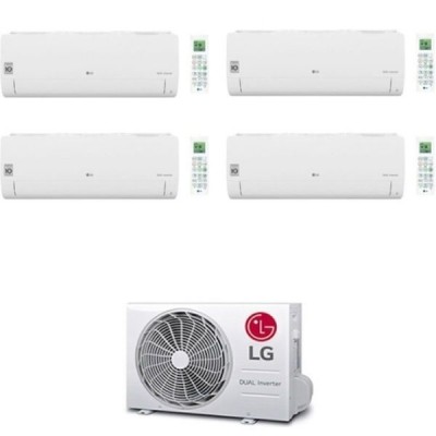 CLIMATIZZATORE LG LIBERO SMART QUADRI SPLIT 9000+9000+9000+12000+MU4R25 INVERTER R-32