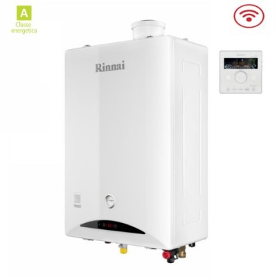 CALDAIA A CONDENSAZIONE RINNAI ZEN 29 REB-KBI2929FF CON KIT FUMI E WI-FI