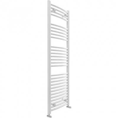 TERMOARREDO LAZZARINI MODELLO SANREMO 1420x500x INTERASSE 455  CURVO BIANCO