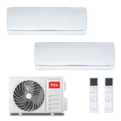 CLIMATIZZATORE TCL SERIE F1 ELITE DUALSPLIT 9000+12000+MT1820 INVERTER R-32 WI-FI