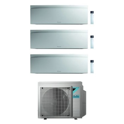 CLIMATIZZATORE DAIKIN EMURA III WHITE TRIALSPLIT 9000+9000+12000+3MXM52N INVERTER R-32 WI-FI