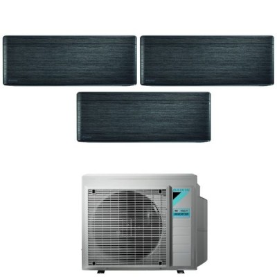 CLIMATIZZATORE DAIKIN STYLISH NEW REAL BLACKWOOD TRIALSPLIT 7000+7000+7000+3MXM40M/N R-32