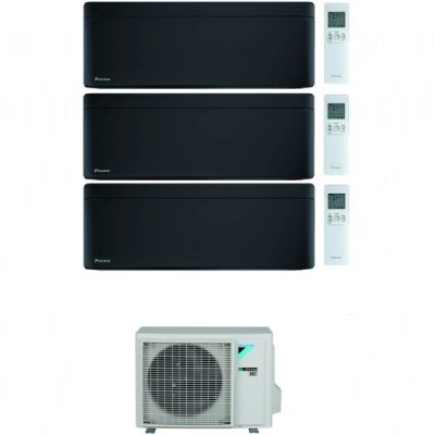 CLIMATIZZATORE DAIKIN STYLISH TOTAL BLACK TRIALSPLIT 9000+9000+9000+3MXM68M/N R-32