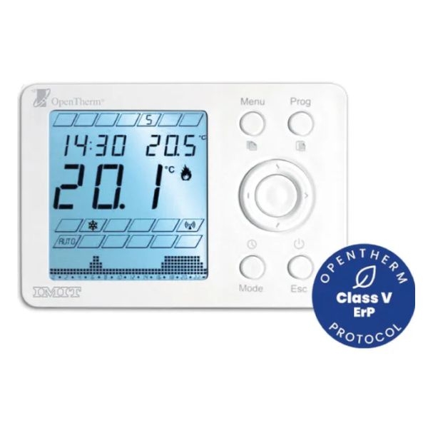 Cronotermostato Digitale Settimanale ANFEL Per Caldaia – Programmabile Facile Con 6 Periodi Giornalieri! Termometro Ambiente - Foto 4